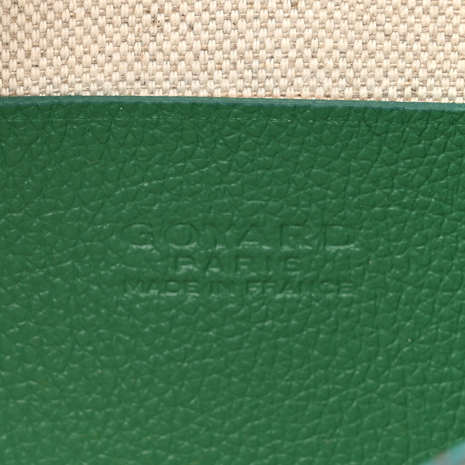 Goyard Goyardine Plumet Wallet Clutch Green 6 of 9