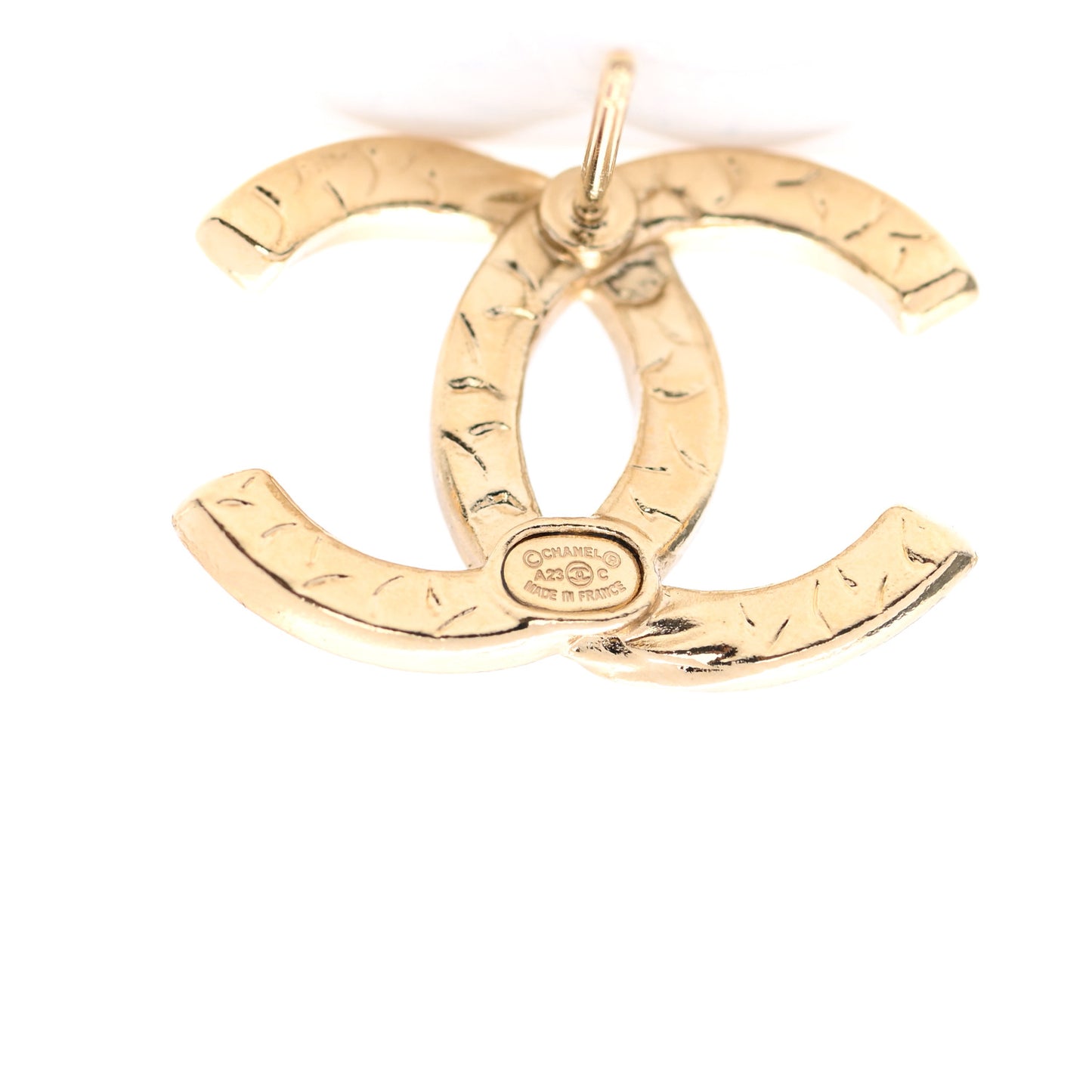 Crystal Twist CC Earrings Gold
