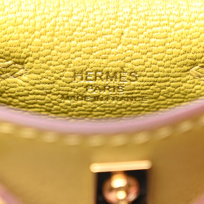 Hermes Tadelakt Mini Kelly Twilly Bag Charm Cardamome 5 of 7