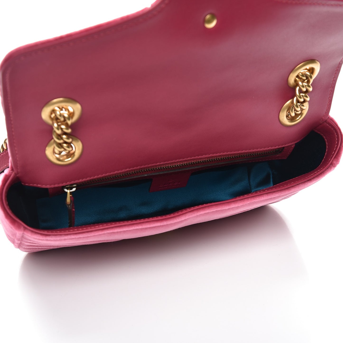 Velvet Matelasse Small GG Marmont Shoulder Bag Light Raspberry Rose