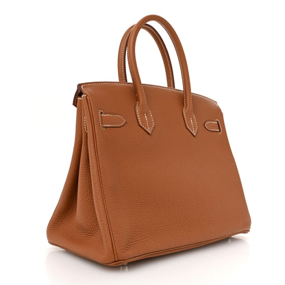 Hermes Togo BIRKIN 30 Gold 4 of 23