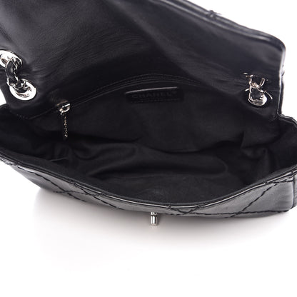 Chanel Calfskin Stitched Expandable Flap Black 6 of 12