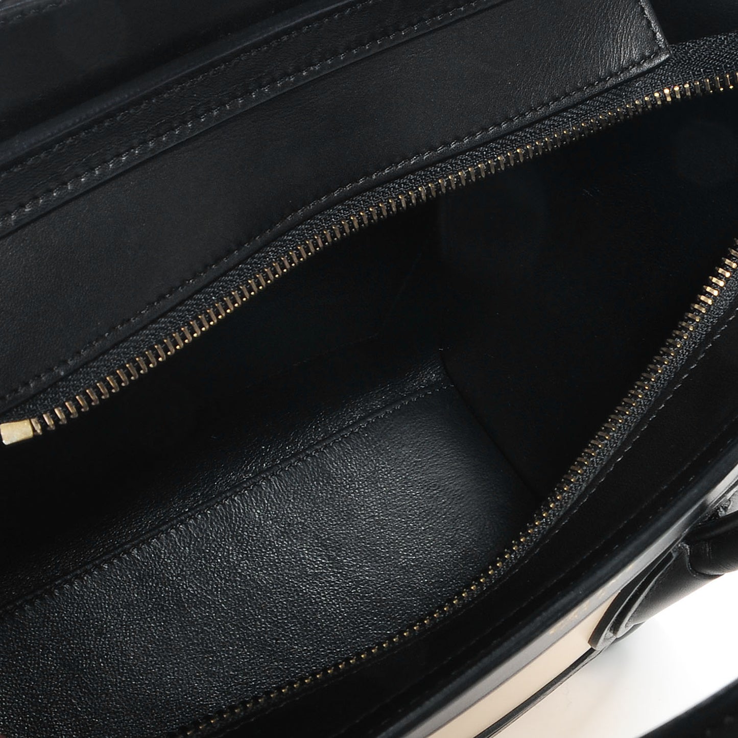 Satin Calfskin Nano Tri-Color Luggage Seashell