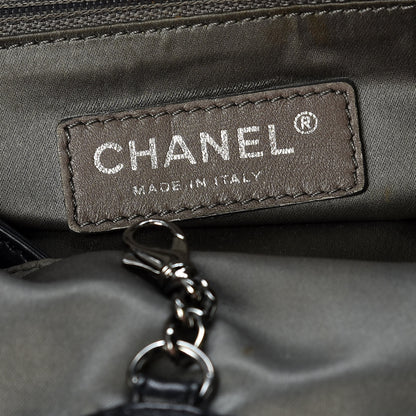 Chanel Lambskin East West Soho Shopper Black 8 of 15
