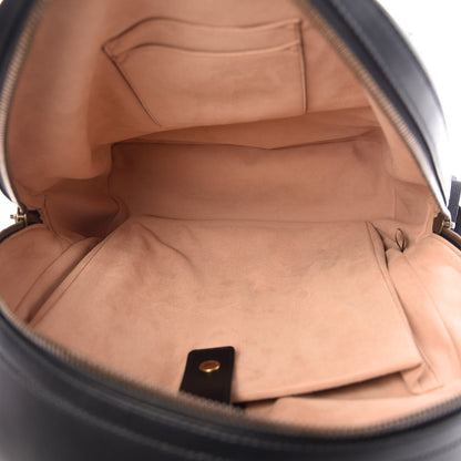 Gucci Calfskin Animal Studs Medium Day Backpack Black 5 of 9