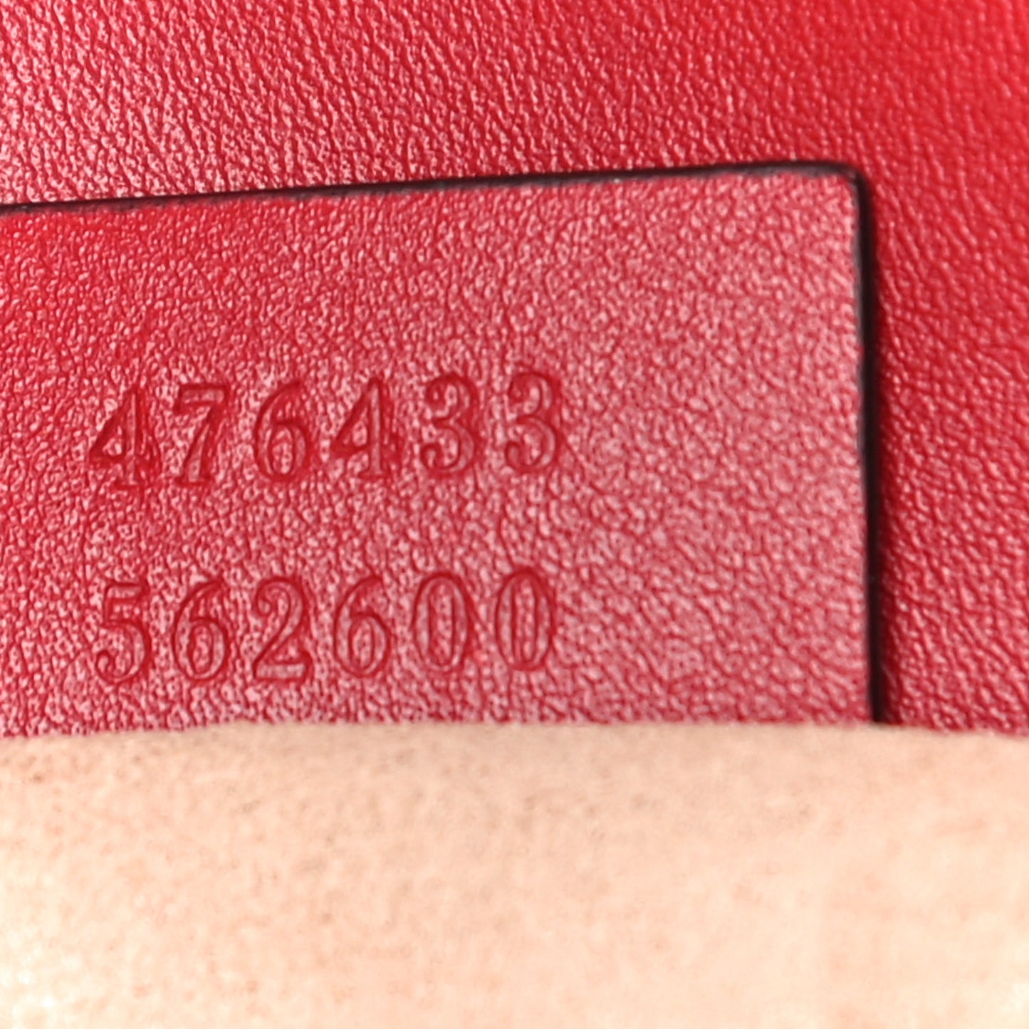 Calfskin Matelasse Super Mini GG Marmont Shoulder Bag Hibiscus Red