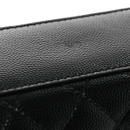 Saint Laurent Grain De Poudre Textured Mixed Matelasse Large Triquilt Monogram Satchel Black 11 of 11