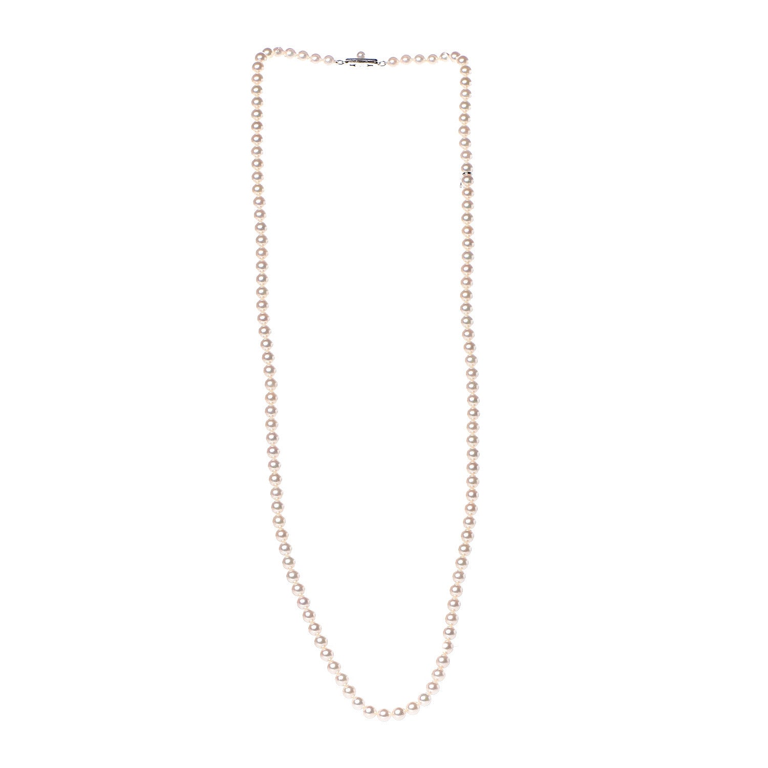 Mikimoto 14K White Gold 6-6.5mm Akoya Pearl Strand Necklace 28 3 of 7