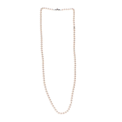 Mikimoto 14K White Gold 6-6.5mm Akoya Pearl Strand Necklace 28 3 of 7