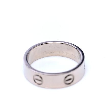 Cartier 18K White Gold 5.5mm LOVE Ring 57 8 4 of 5