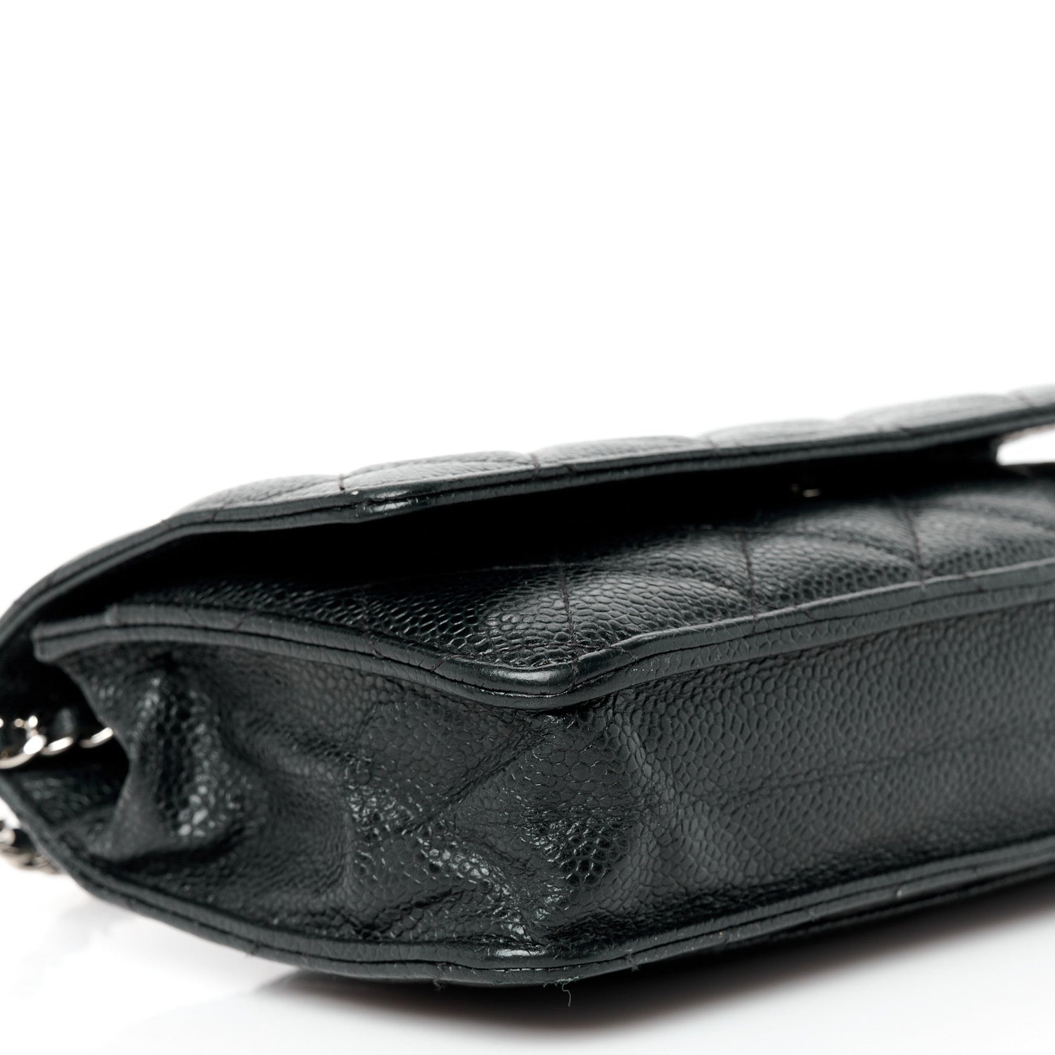 Chanel Caviar Quilted Wallet on Chain WOC Black 11 of 12