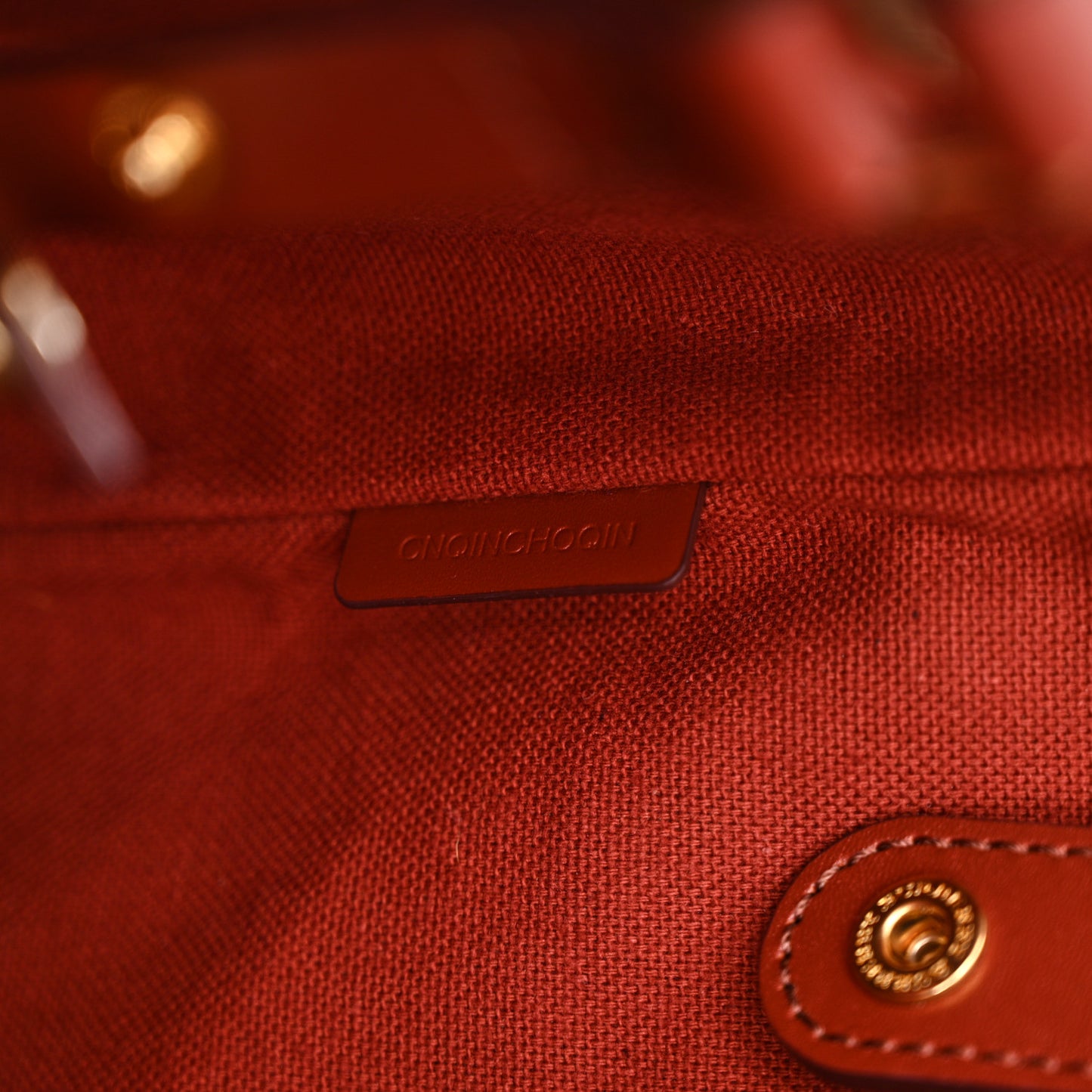 Haymarket Check Small Canterbury Tote Military Red
