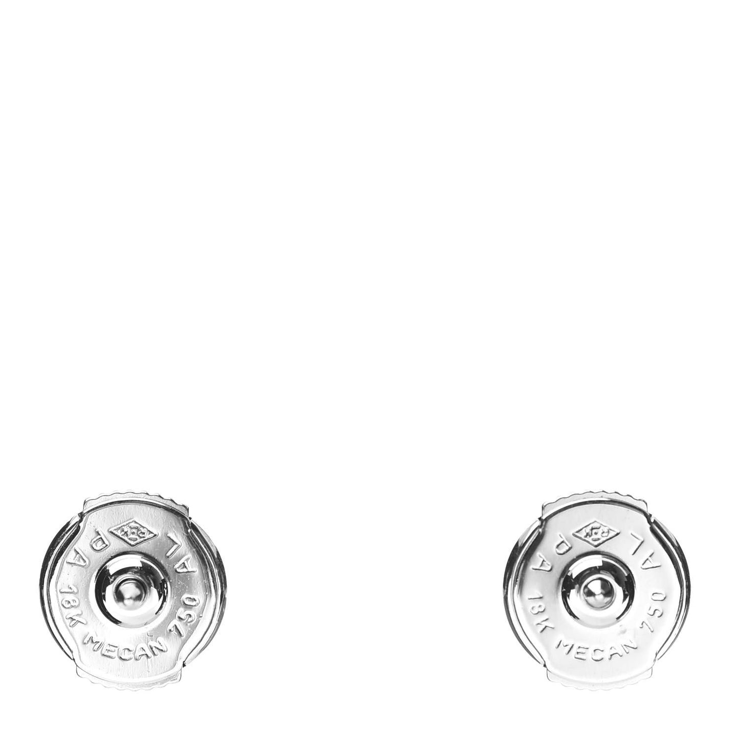 18K White Gold Diamond MM D'Amour Earrings