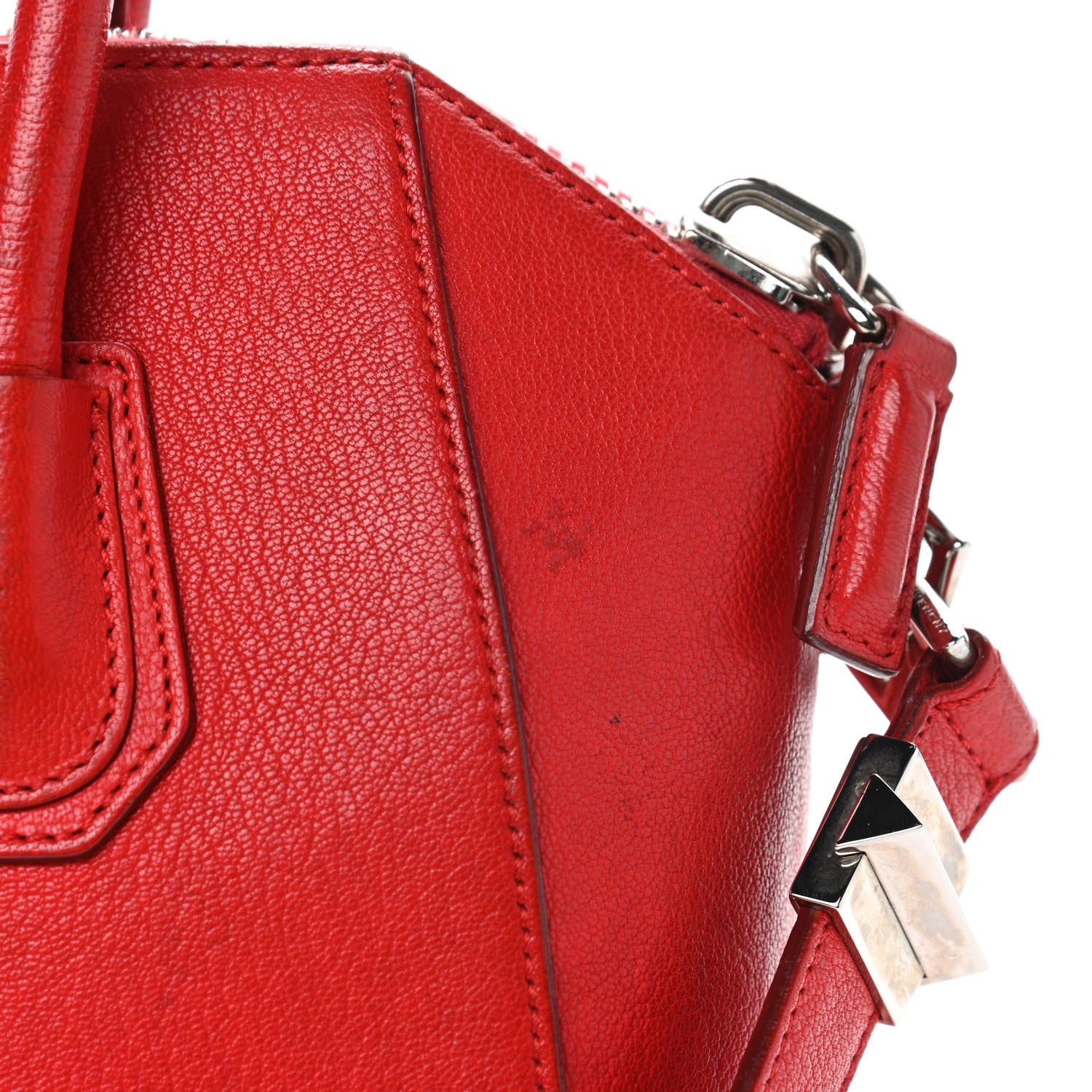 Givenchy Sugar Goatskin Small Antigona Red 11 of 11