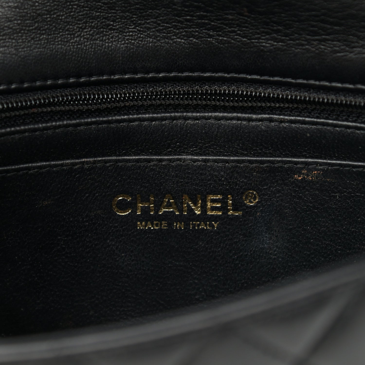 Chanel Lambskin Quilted Mini Rectangular Flap Black 7 of 13