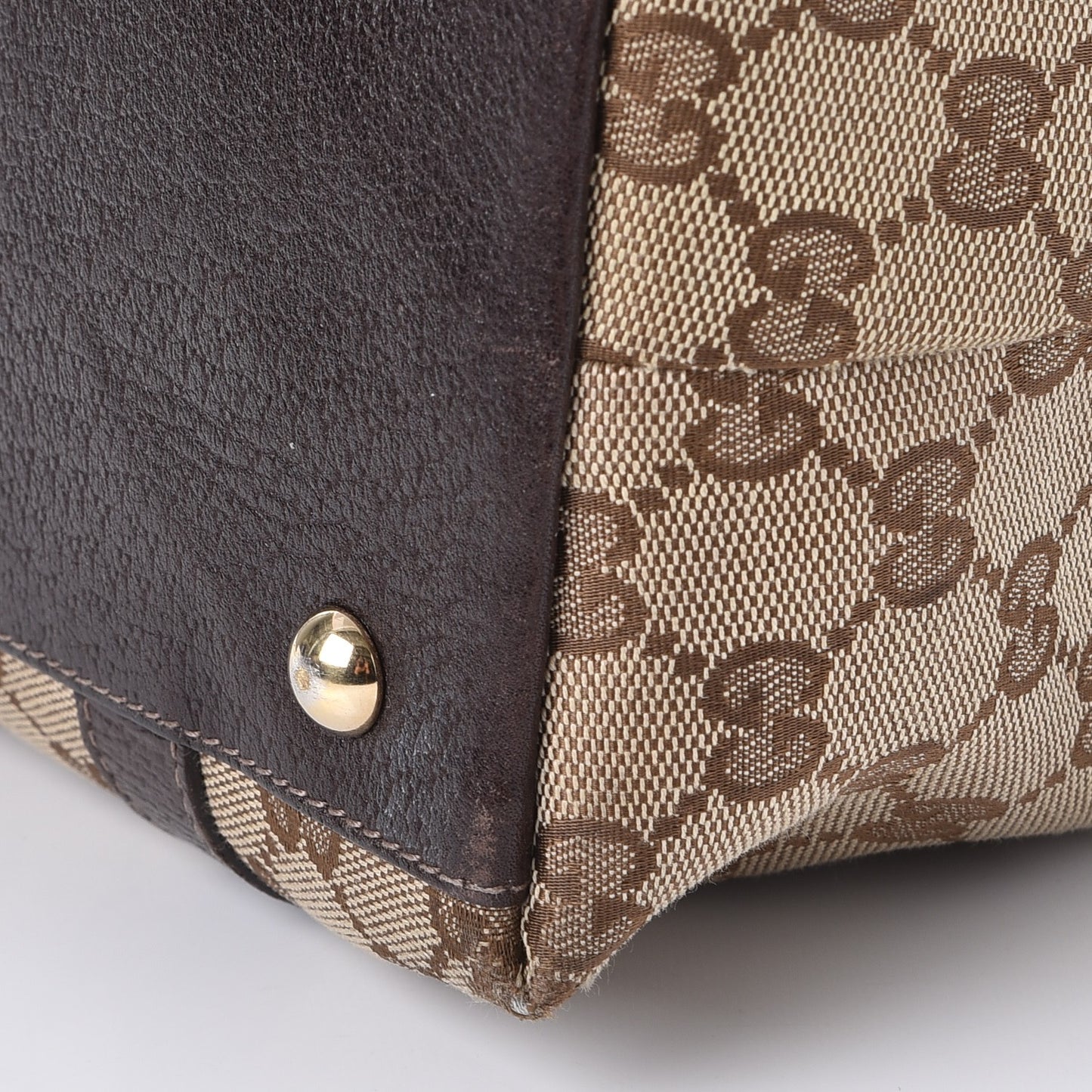 Monogram Medium Abbey Tote Brown