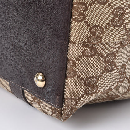 Gucci Monogram Medium Abbey Tote Brown 17 of 17