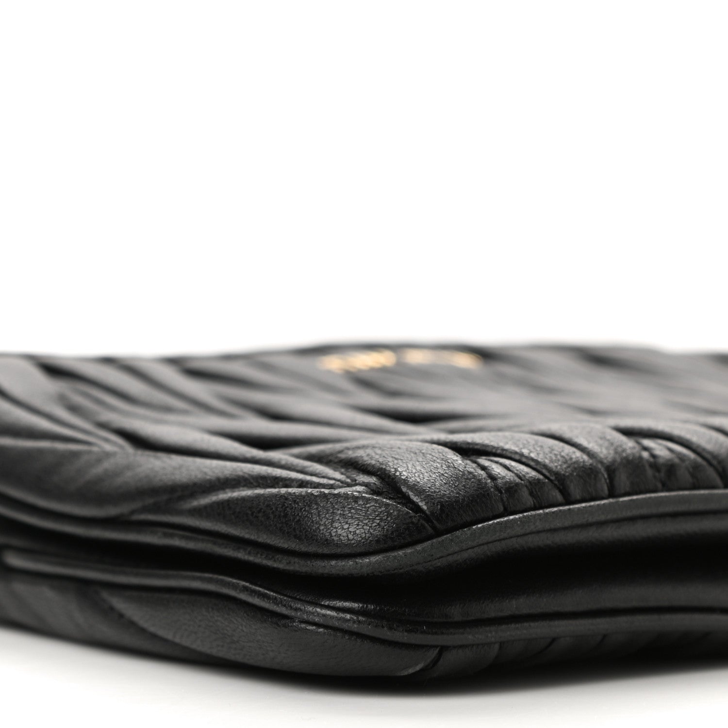Miu Miu Nappa Matelasse Double Zip Crossbody Black 10 of 11
