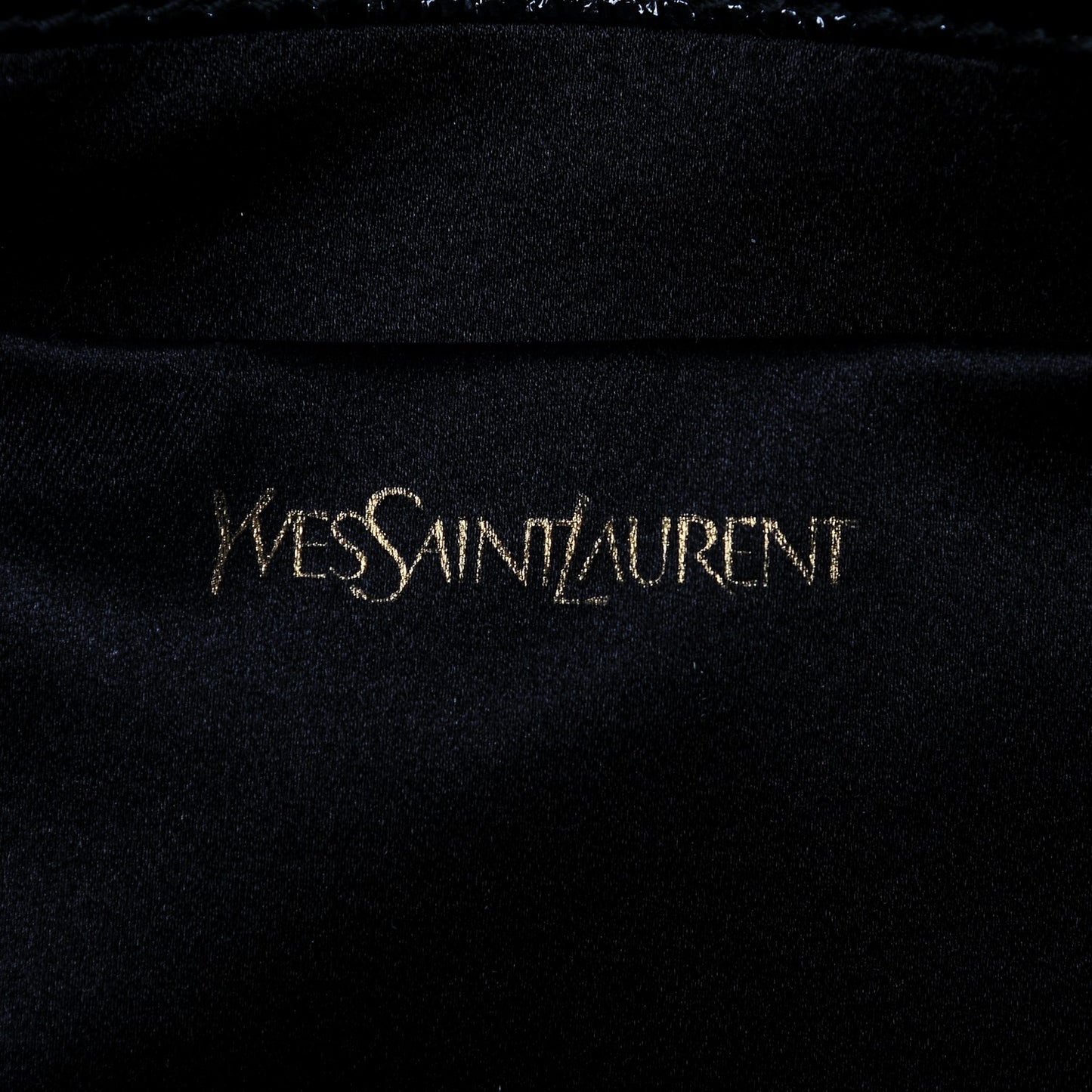 Textured Patent Monogram Large Belle De Jour Clutch Black