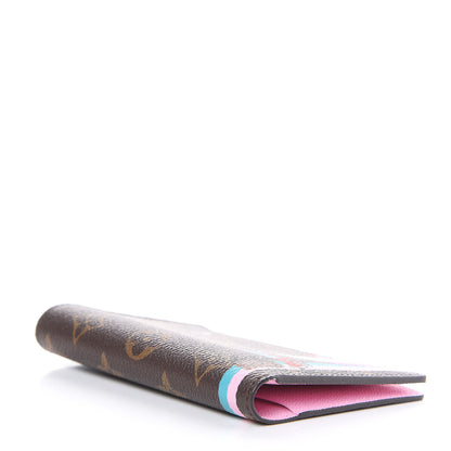 Louis Vuitton Monogram 2016 Christmas Animation Passport Cover Rose Ballerine 4 of 7