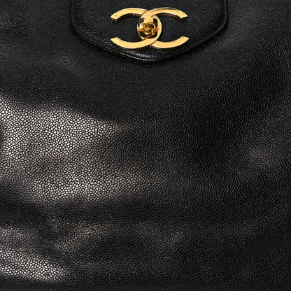 Chanel Caviar XL Weekender Bag Black 8 of 16