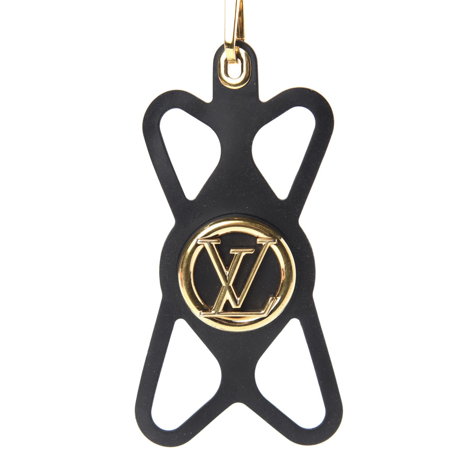 Louis Vuitton Monogram Silicone Louise Phone Holder Black 3 of 5