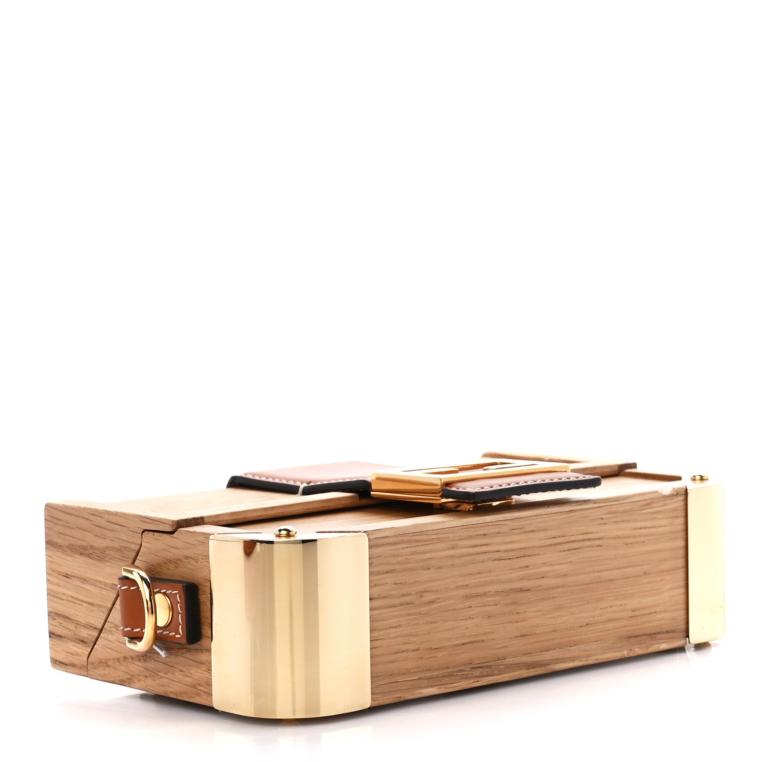 Fendi Wood Mini Baguette Trunk 3 of 10