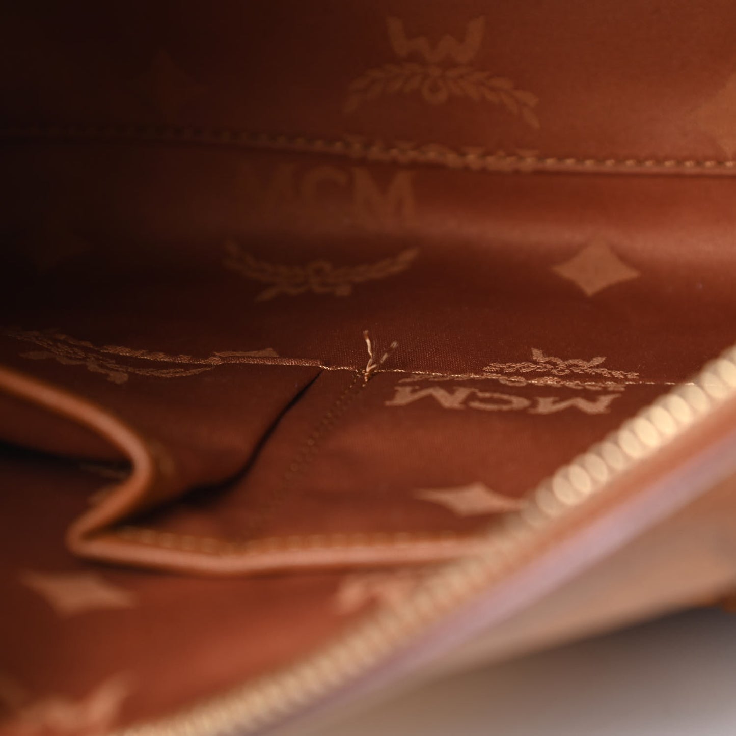 Visetos Small Boston Bag Cognac