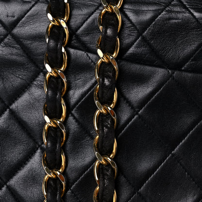 Chanel Lambskin Quilted XL Jumbo Single Flap Black 17 of 17