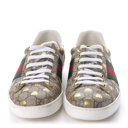 Gucci GG Supreme Monogram Ayers Mens Ace Bee Sneaker 9 2 of 8