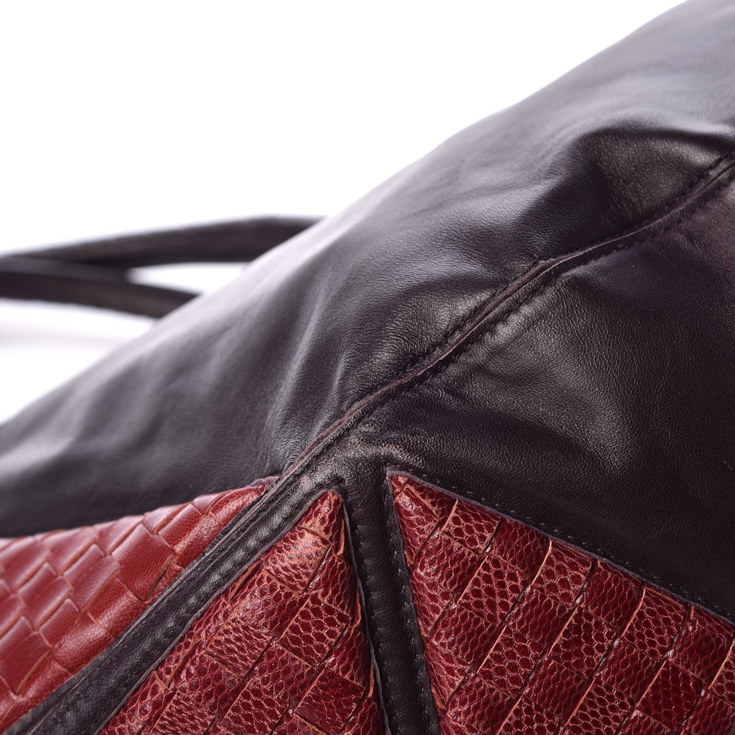 Nappa Karung Intrecciato Umbria Shopper Tote Turbolence