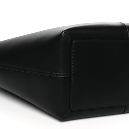 Saint Laurent Smooth Calfskin Maxi Trapezoid Shopping Tote Black 9 of 11