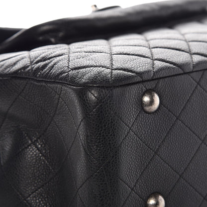 Chanel Caviar Quilted Flap Tote Black 8 of 12