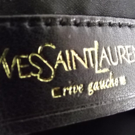 Saint Laurent Patent Medium MUSE Navy 7 of 8