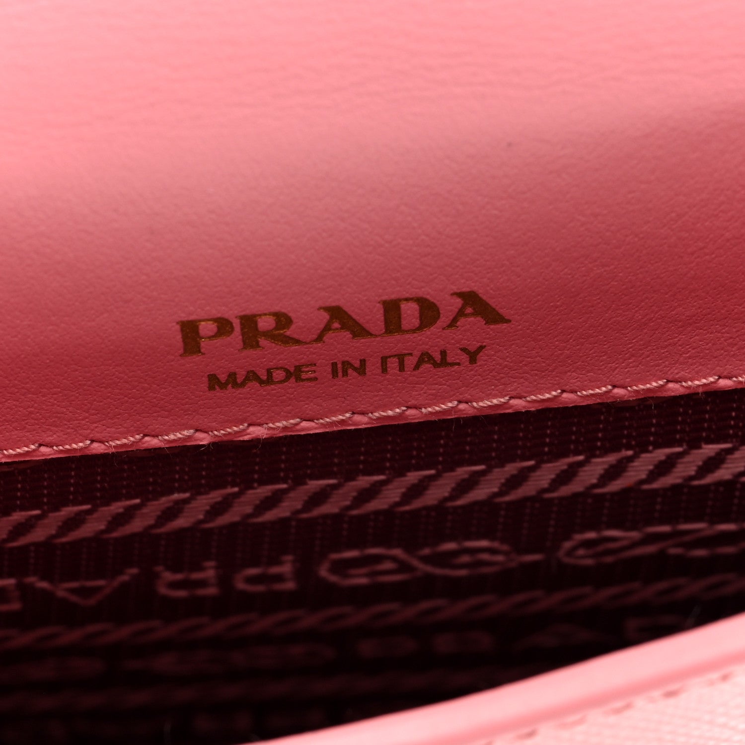 Prada Saffiano Triangle Phone Case Crossbody Pouch Petalo 6 of 10