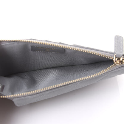 Chanel Caviar Quilted Classic iPhone Pouch Grey 4 of 12