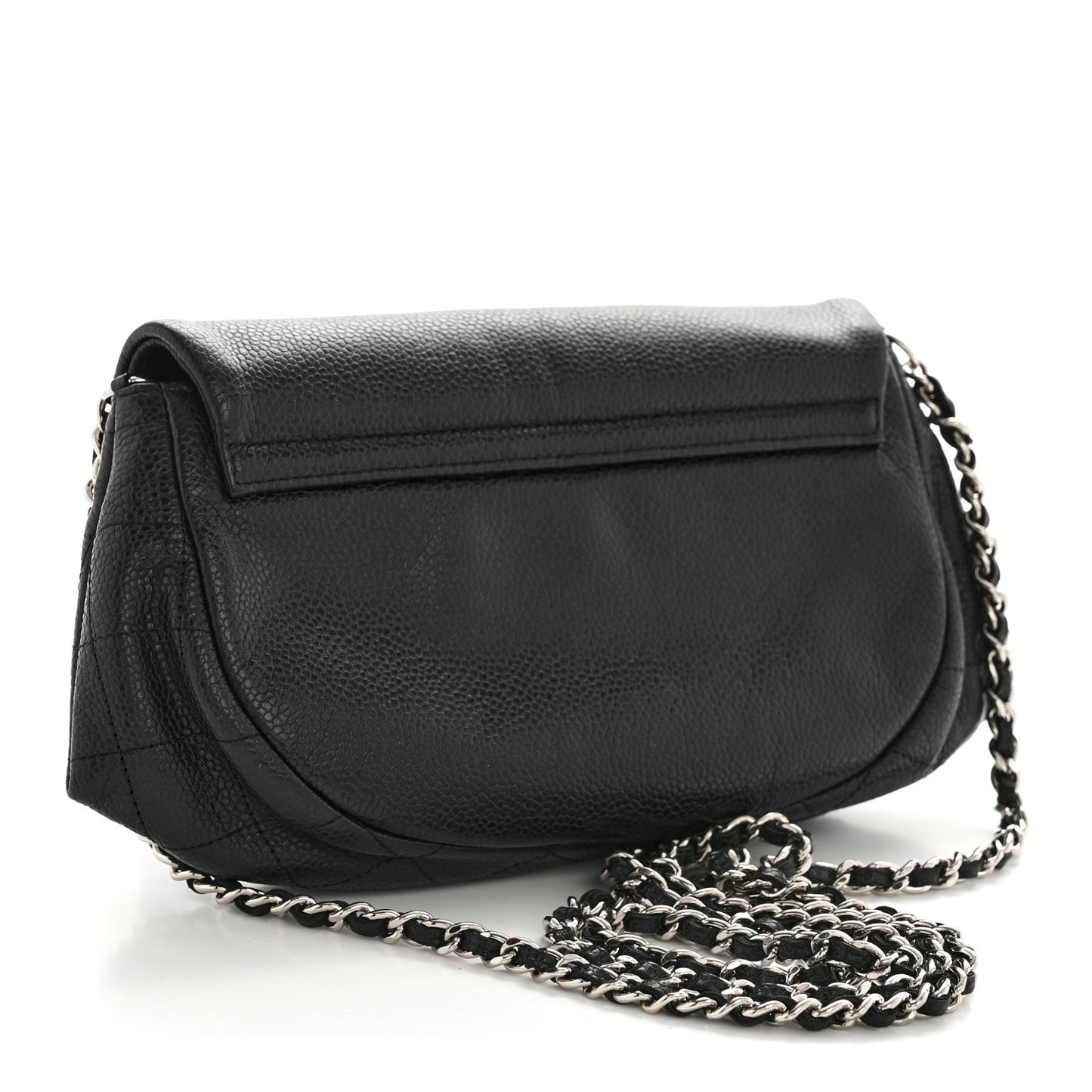 Caviar Half Moon Wallet On Chain WOC Black