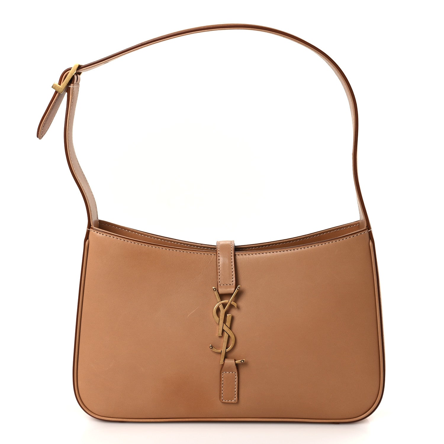 Saint Laurent Smooth Calfskin Le 5 A 7 Hobo Brown 1 of 10