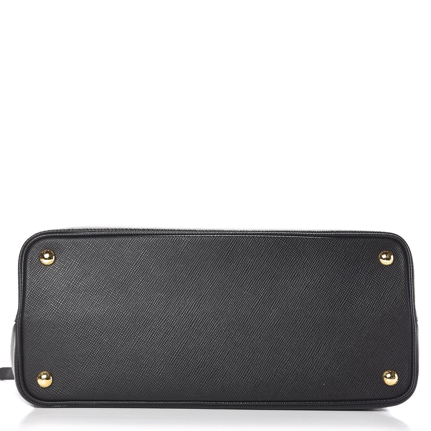 Saffiano Cuir Medium Double Bag Black