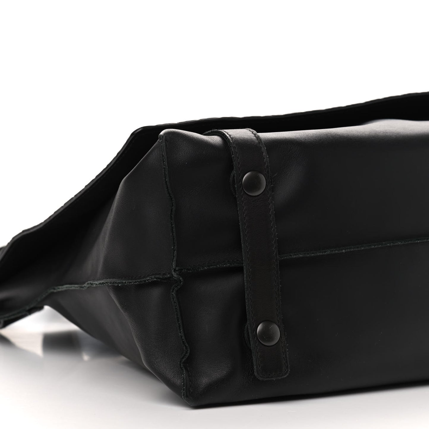 Nappa Intrecciato Messenger Bag Black