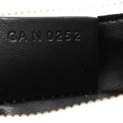 Givenchy Coated Canvas Logo 4G Embossed Small Moon Cut Out Shoulder Bag Ivory 7 of 10