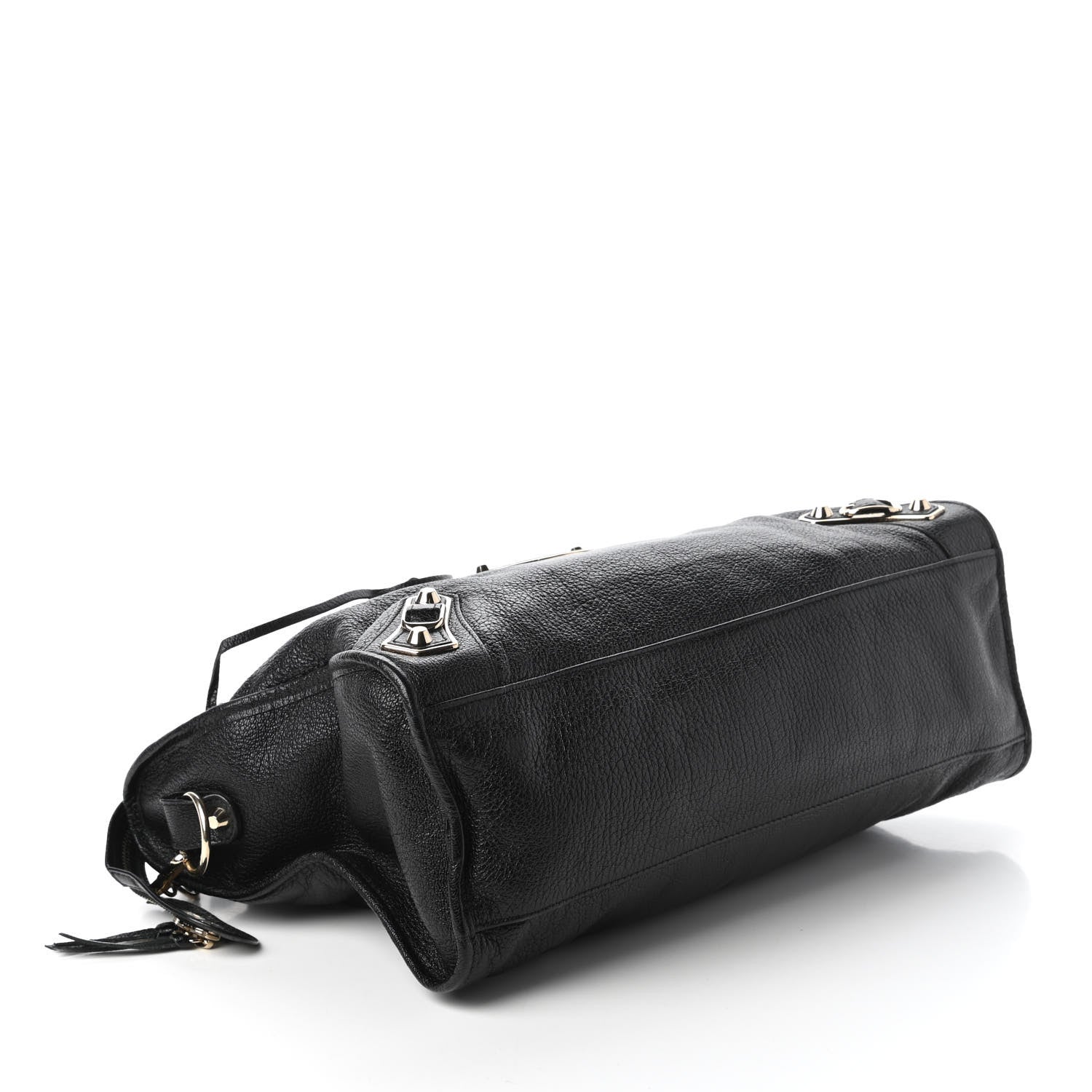 Balenciaga Chevre Gold Metallic Edge Hardware City Black 4 of 10