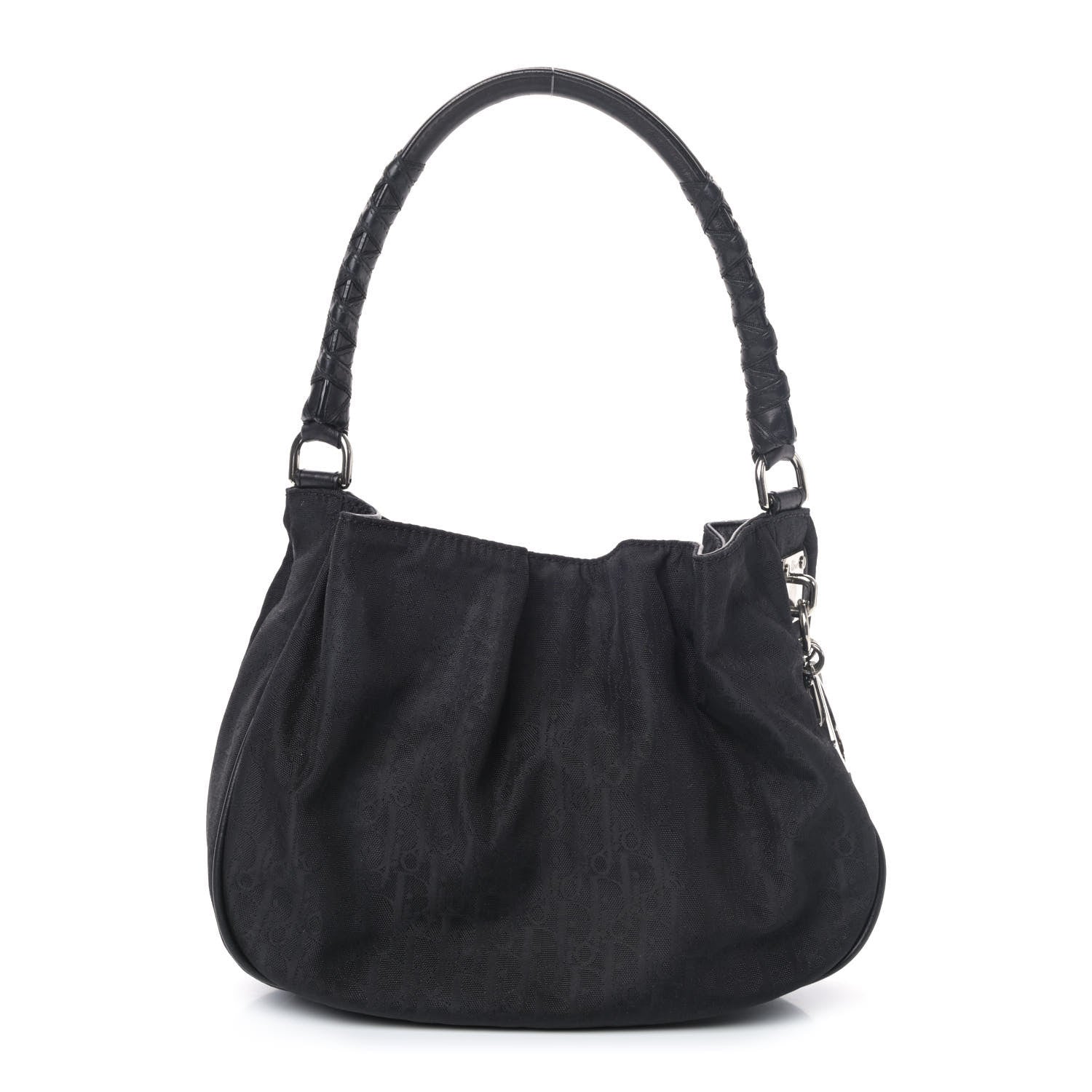 Christian Dior Nylon Monogram Lovely Hobo Black 1 of 4