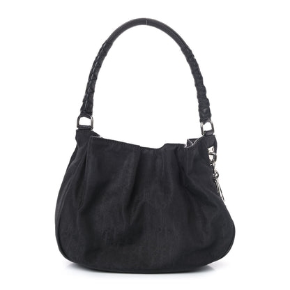 Christian Dior Nylon Monogram Lovely Hobo Black 1 of 4