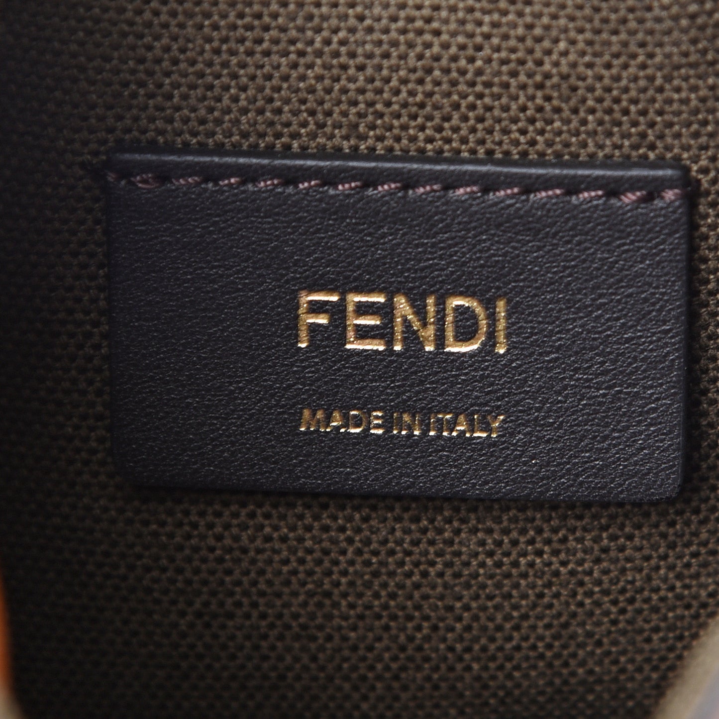 Canvas Vitello King F is Fendi FF Embroidered Mini Mon Tresor Bucket Bag Amazzonia Cuoio