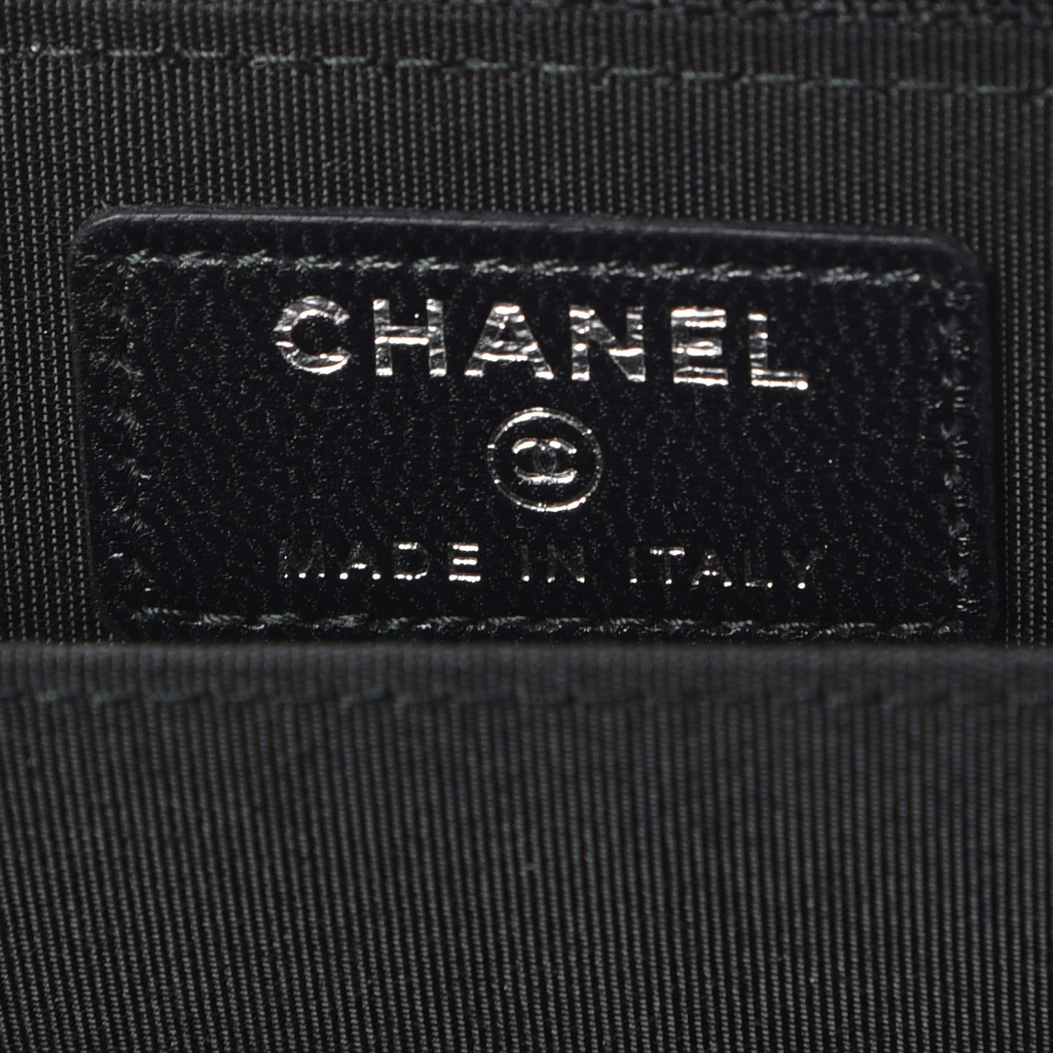 Chanel Lambskin Quilted Zip Around Boy Coin Purse Wallet So Black 6 of 7