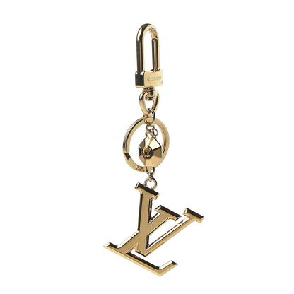 Louis Vuitton LV Facettes Bag Charm Key Holder Gold 1 of 4