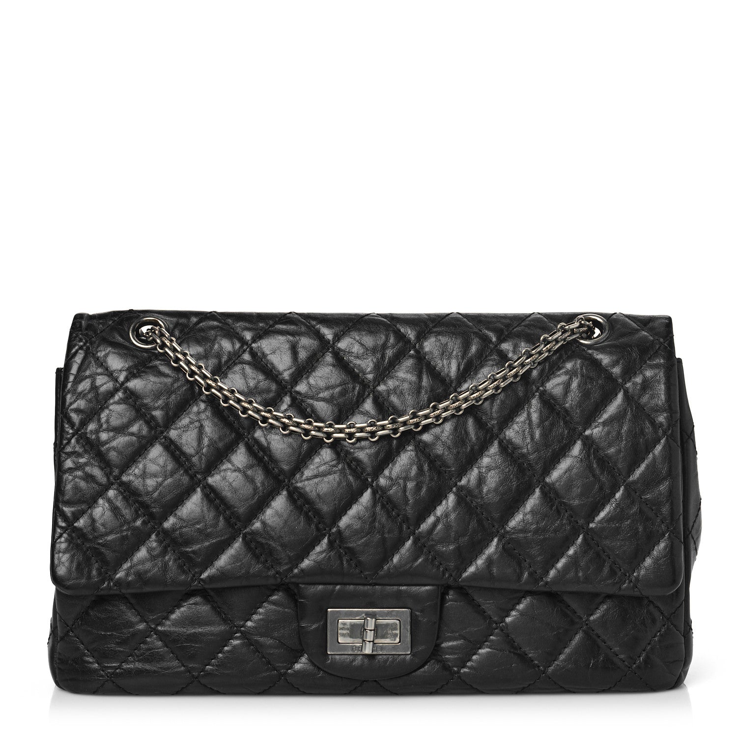 Chanel Aged Calfskin Quilted 2.55 Reissue 227 Flap Black 1 of 11
