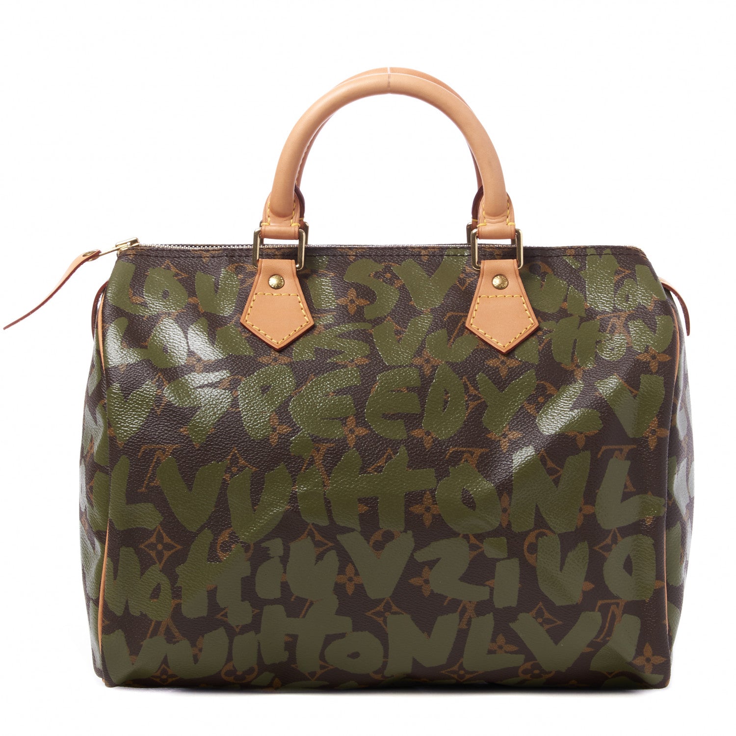 Louis Vuitton Monogram Graffiti Speedy 30 Kaki 1 of 10