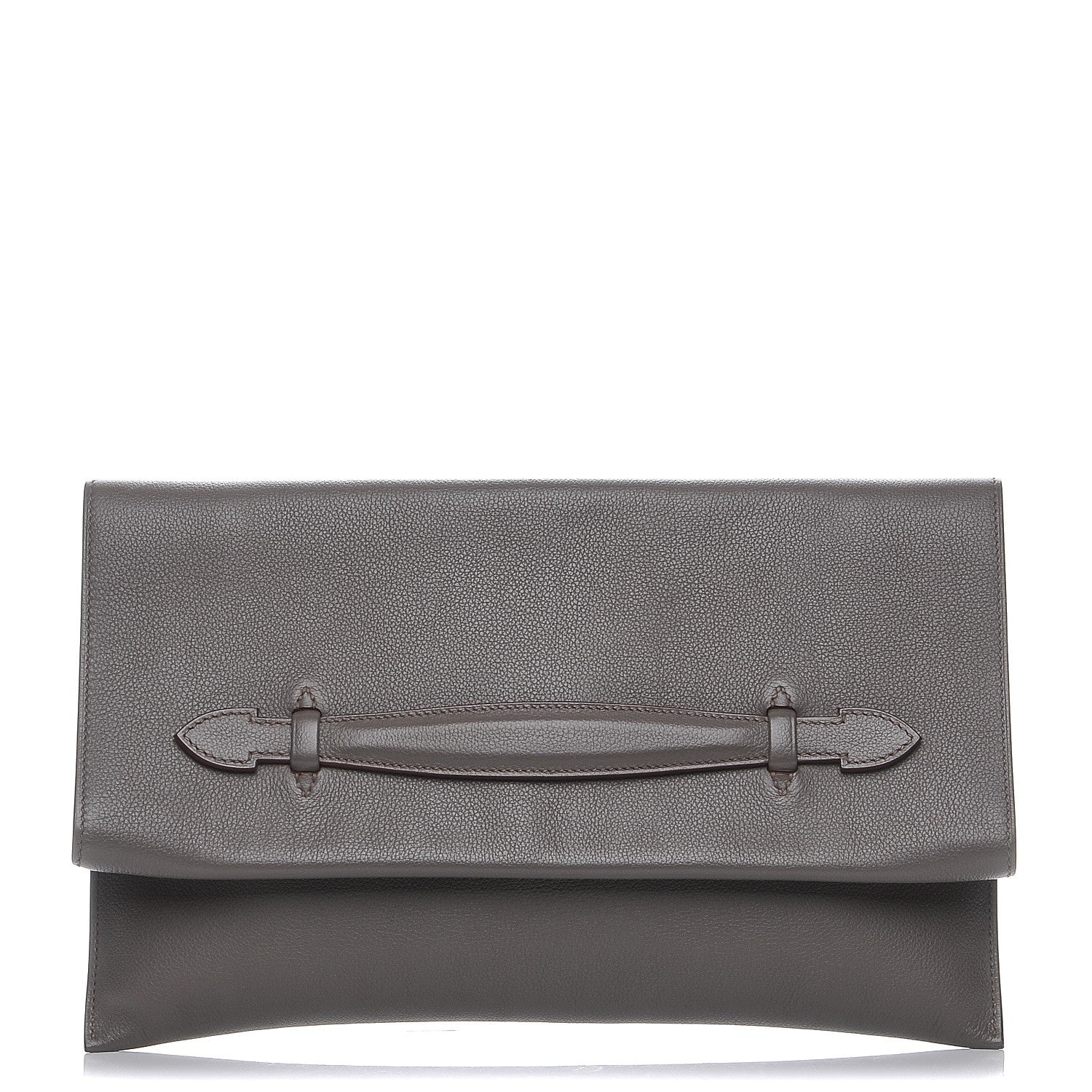 Hermes Evercolor Pliplat 33 Clutch Etain 1 of 8